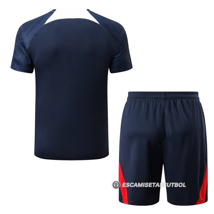 Chandal del Paris Saint-Germain Manga Corta 2022-2023 Azul - Pantalon Corto